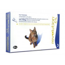 Revolution Gatos 2,5 a 7,5 kg - 1 pipeta